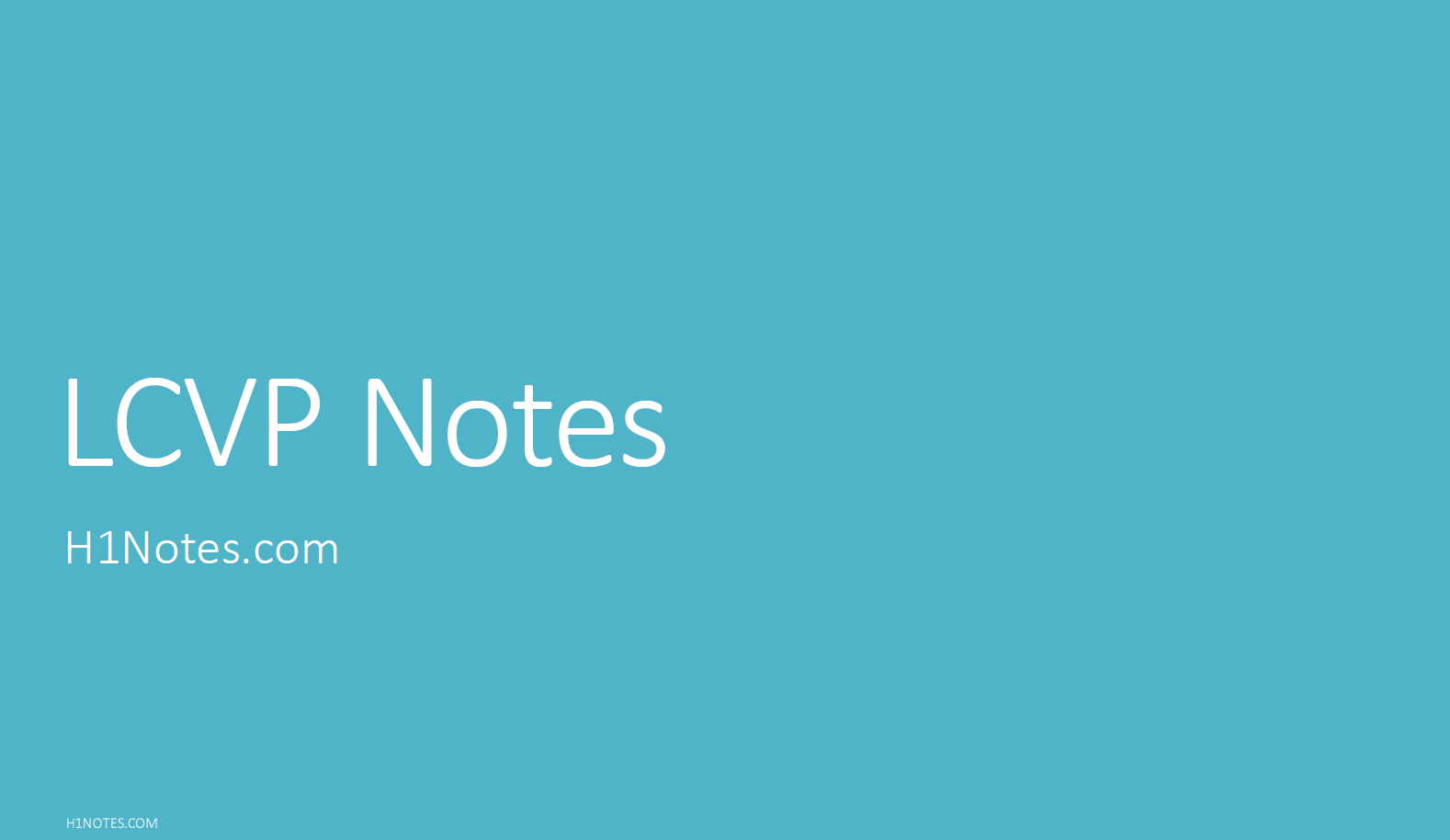 Link Modules Notes